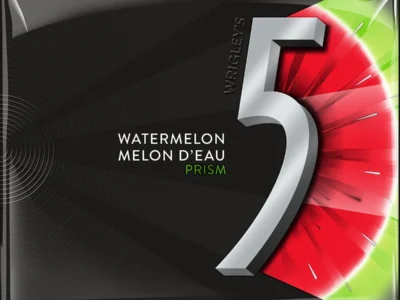 5 Gum Watermelon Prism