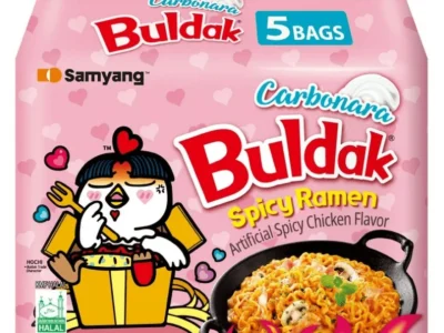 Buldak Spicy Chicken Carbonara